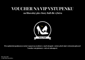 Dárkový voucher na ples - VIP vstupenka