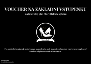 Dárkový voucher na ples - základní vstupenka